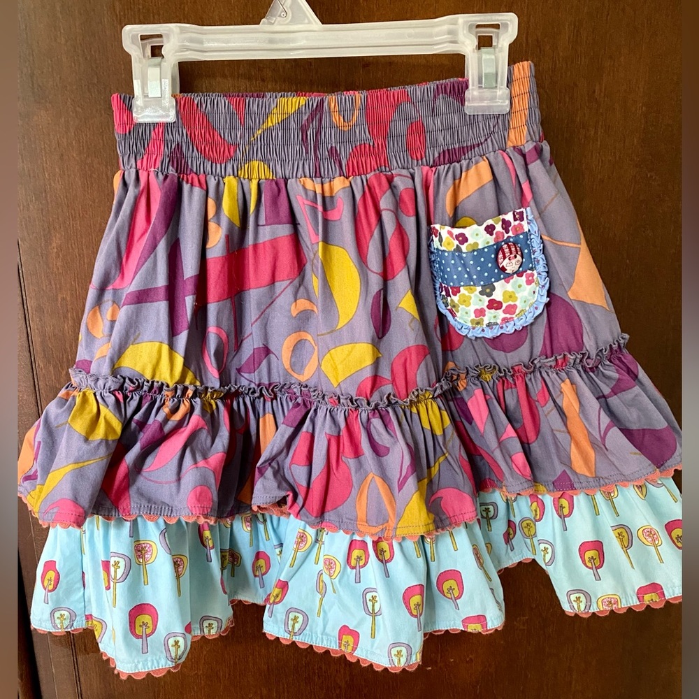 Matilda Jane Character Counts size 6 ruffled skirt